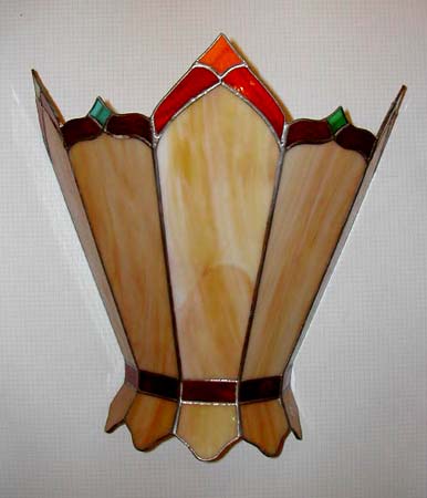 Appliques murales et vitrail 929 couronne
