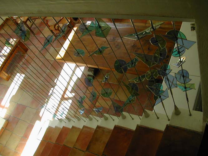 Vitraux - Realisations Menton Villa Main2 