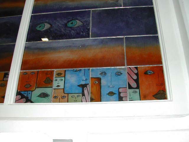 Vitraux Visage-Yeux Roquebrune
